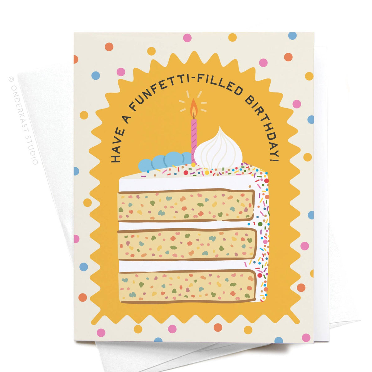 Funfetti-filled Birthday Greeting Card