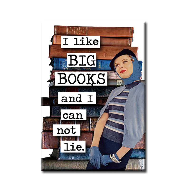 I like big books Fridge Magnet