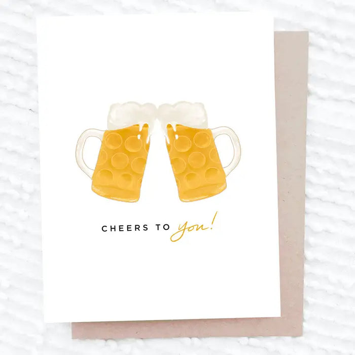 Cheers To You Beer Card