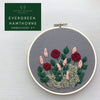 Hand Embroidery KIT - Hawthorne in Evergreen