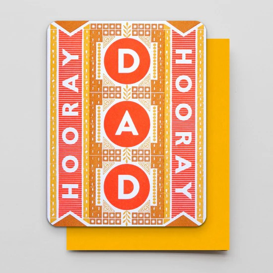 HAMMERPRESS Hooray Dad Greeting Card