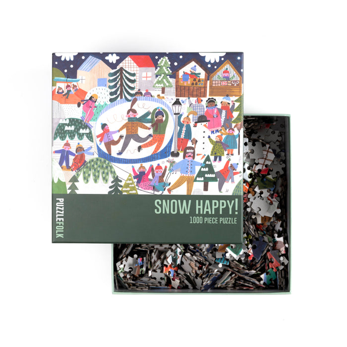 Snow Happy 1,000 Piece Puzle