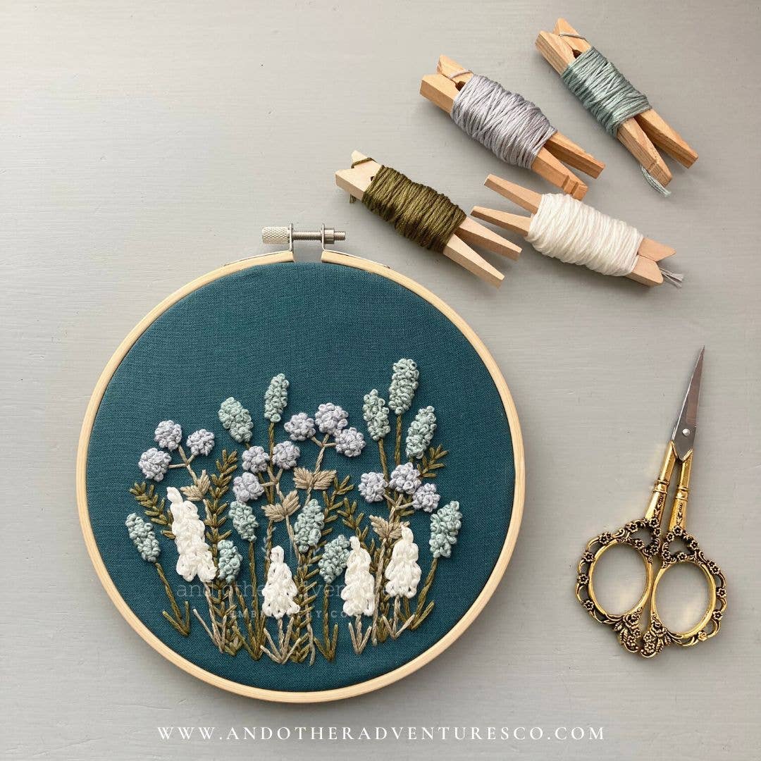 Hand Embroidery Kit - Avonlea in Sea Salt