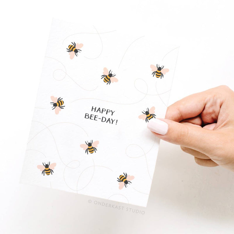 Happy Bee-day! Greeting Card