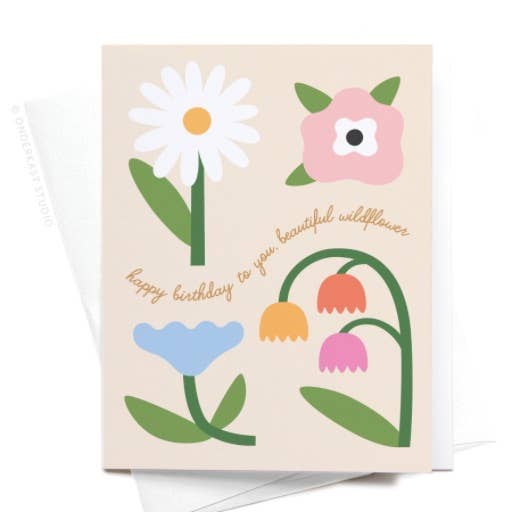 Happy Birthday to You Beautiful Wildflower Birthday Card