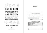 1/14/25 PREORDER: Eat to Beat Depression and Anxiety: Nourish Your Way to Better Mental Health in Six Weeks