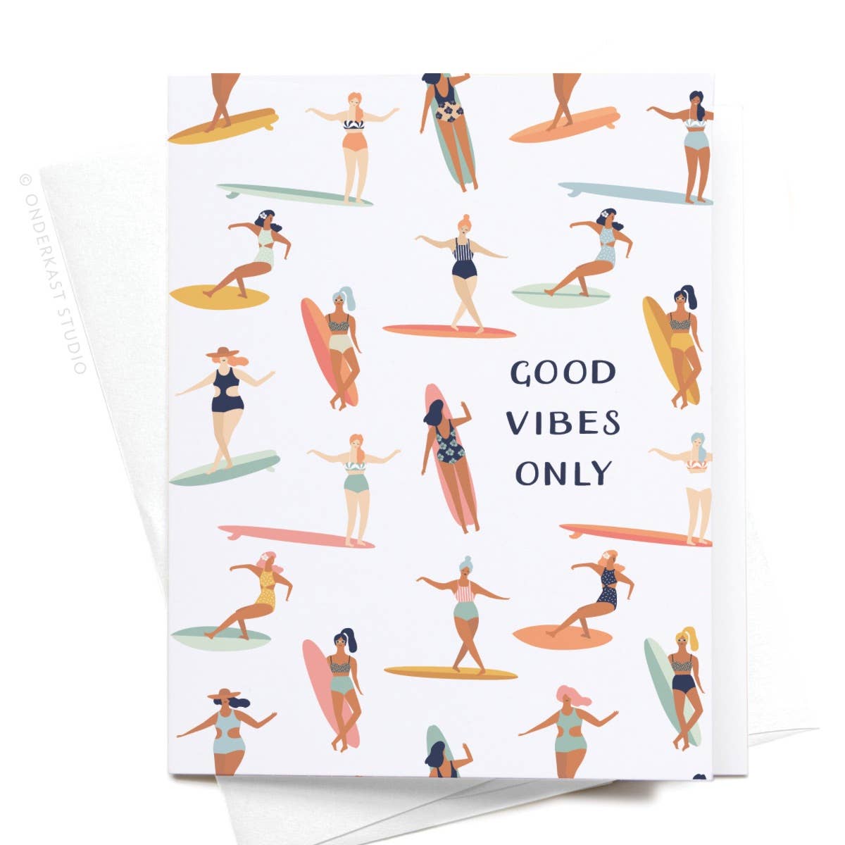 Good Vibes Only Greeting Card