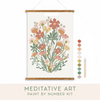 Wildflowers Meditative Art Paint By Number Kit