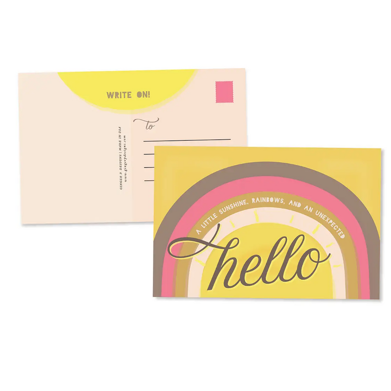 Hello Sunshine Postcards Set