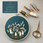 Hand Embroidery Kit - Avonlea in Sea Salt