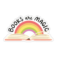 Books are Magic Vinyl Sticker