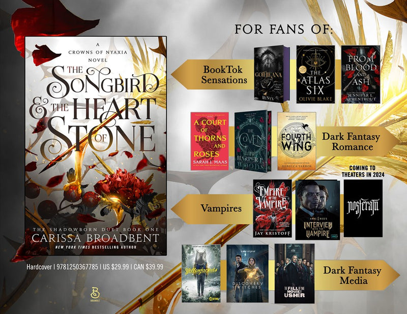 11/19/24 PREORDER: The Songbird & the Heart of Stone (Crowns of Nyaxia, 3)