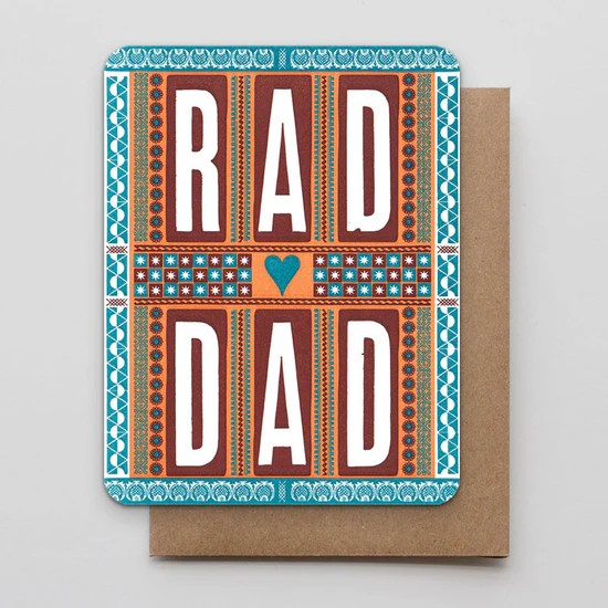 HAMMERPRESS Rad Dad Greeting Card