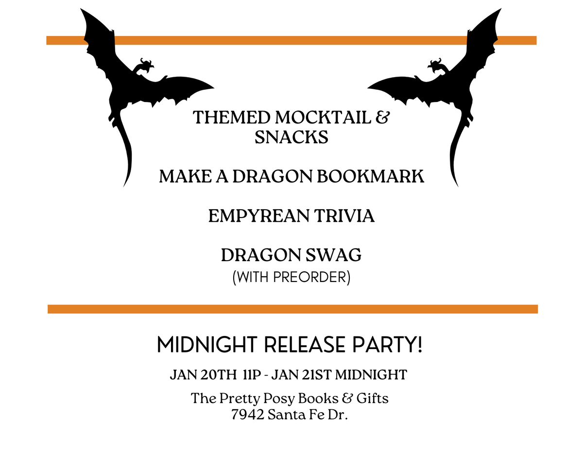 Onyx Storm Midnight Release Party RSVP