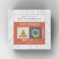 Cozy Holidays Paint by Number Kit + Travel Easel