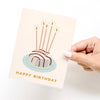 Happy Birthday Zebra Cake Greeting Card