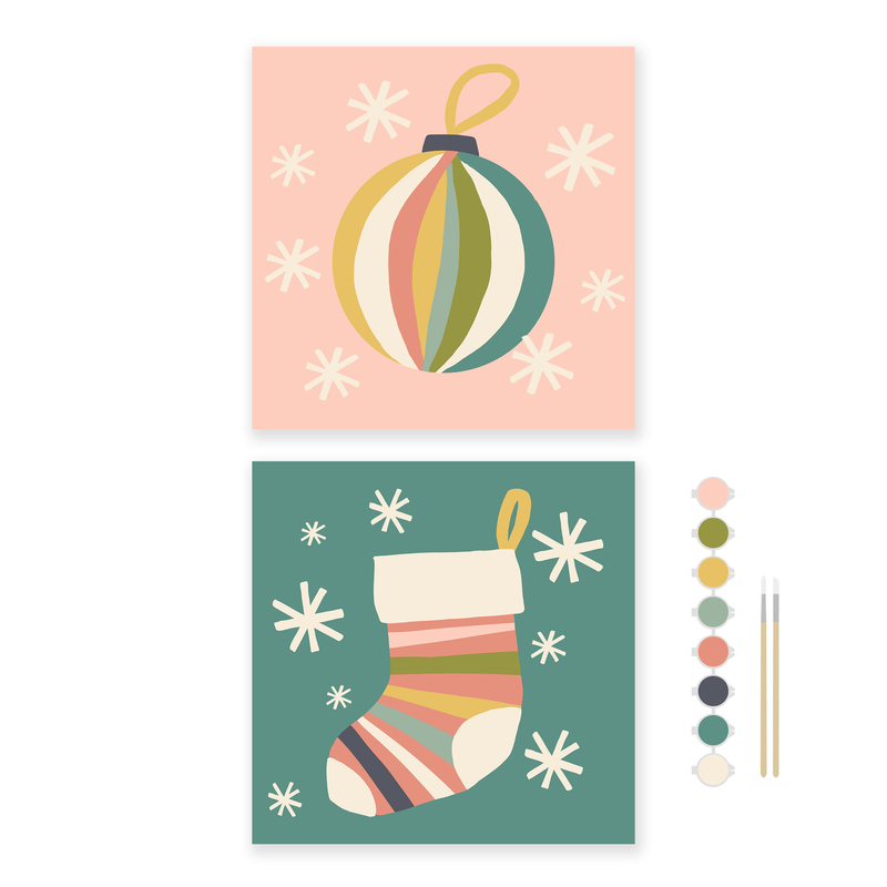 Petite Artisan Holiday Cheer Paint by Number Kit for Kids