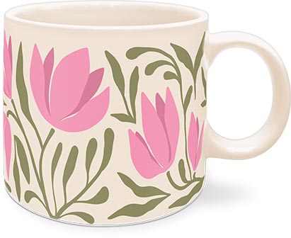 Flower Market Tulip Ceramic Mug