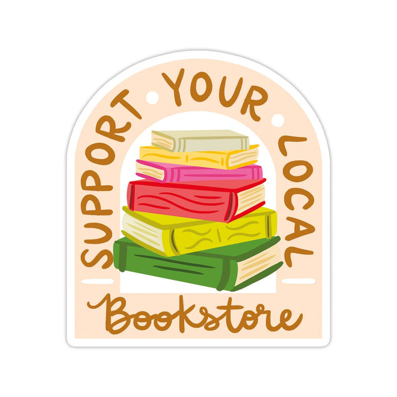 Local Bookstore Vinyl Sticker - Perfect for Bookstores