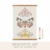 Vintage Butterflies Meditative Art Paint By Number Kit