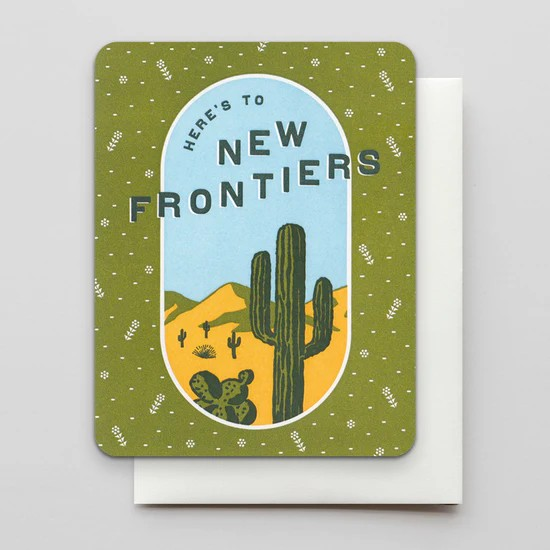 HAMMERPRESS To New Frontiers Greeting Card