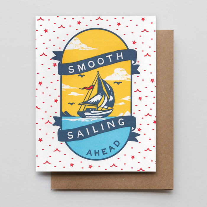 HAMMERPRESS Smooth Sailing Greeting Card